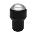 thumbnail image 5 of 2X 5 Speed Gear Shift Knob Leather Boot for 2004 2005 2006 2007 2008 2009,2 x Gear Shift Knob 2 x Shift Knob Boot,Black & matte silver, 5 of 8