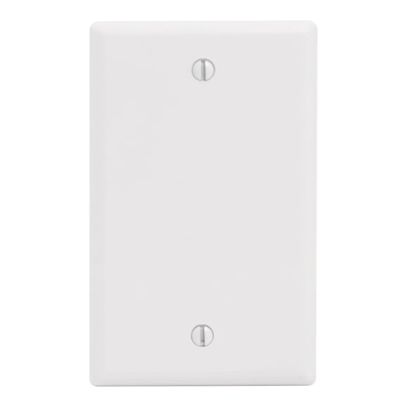 Placa de Pared ICC Empotrada de un Solo Módulo Blanca de ABS Listada UL