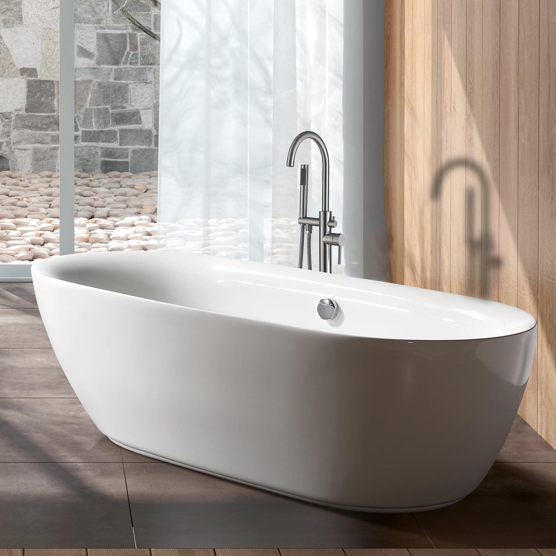 Freestanding Bathtub Faucet With Hand Shower A01-12