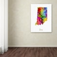 thumbnail image 4 of Trademark Fine Art "Indiana Map" Canvas Art by Michael Tompsett, 4 of 4