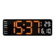thumbnail image 1 of Reloj de pared digital Inteprter 13 pulgadas Negro, 1 of 6