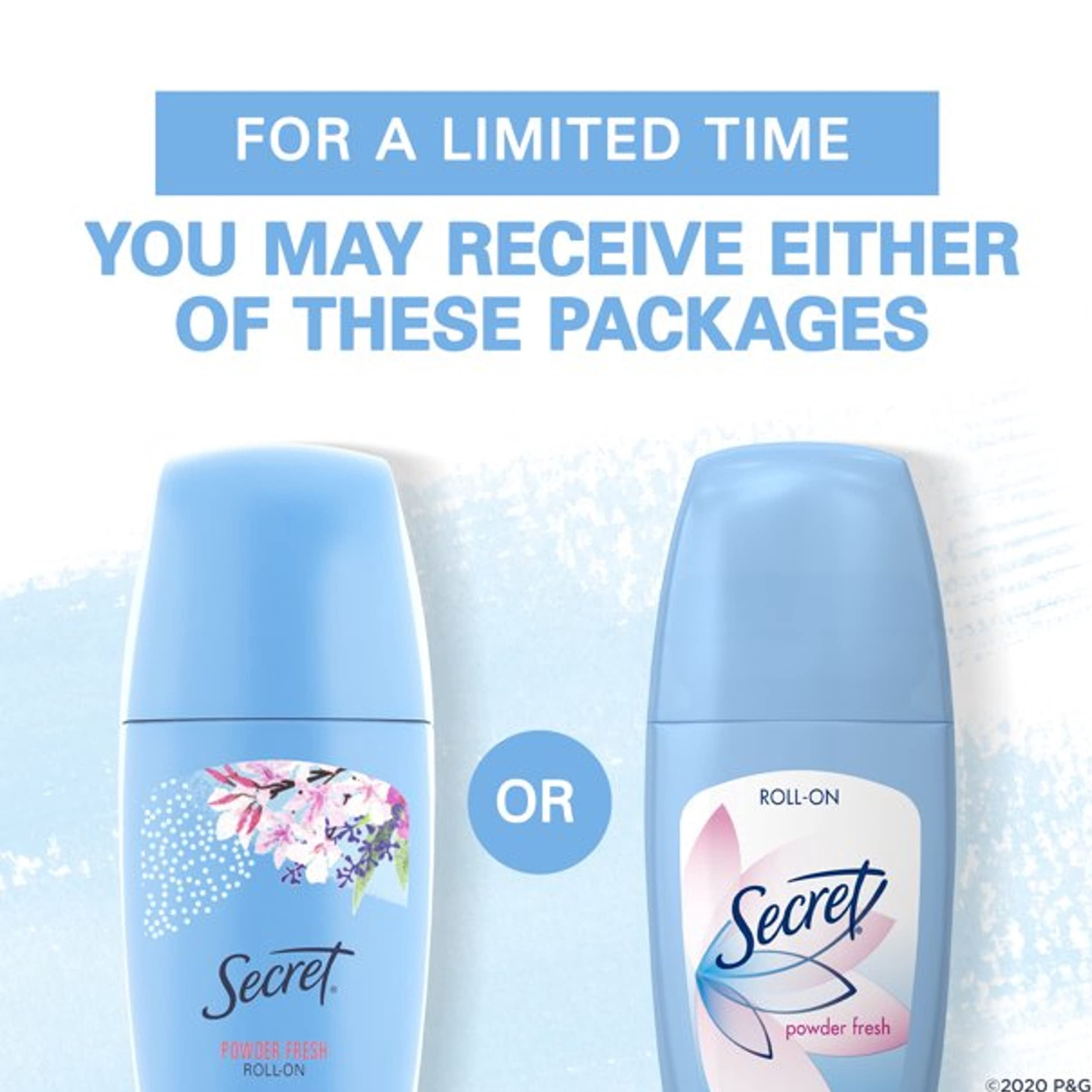 Secret Original Roll-On Antiperspirant Deodorant 1.8 Oz (Pack Of 6)