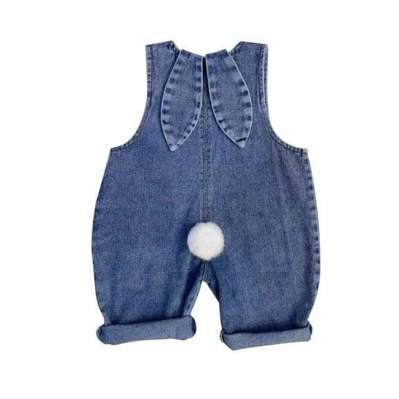 Baby Girls Boys Overalls Baby Denim Romper Outfits Infant Girls Jeans Jumpsuit 1-5 Years 