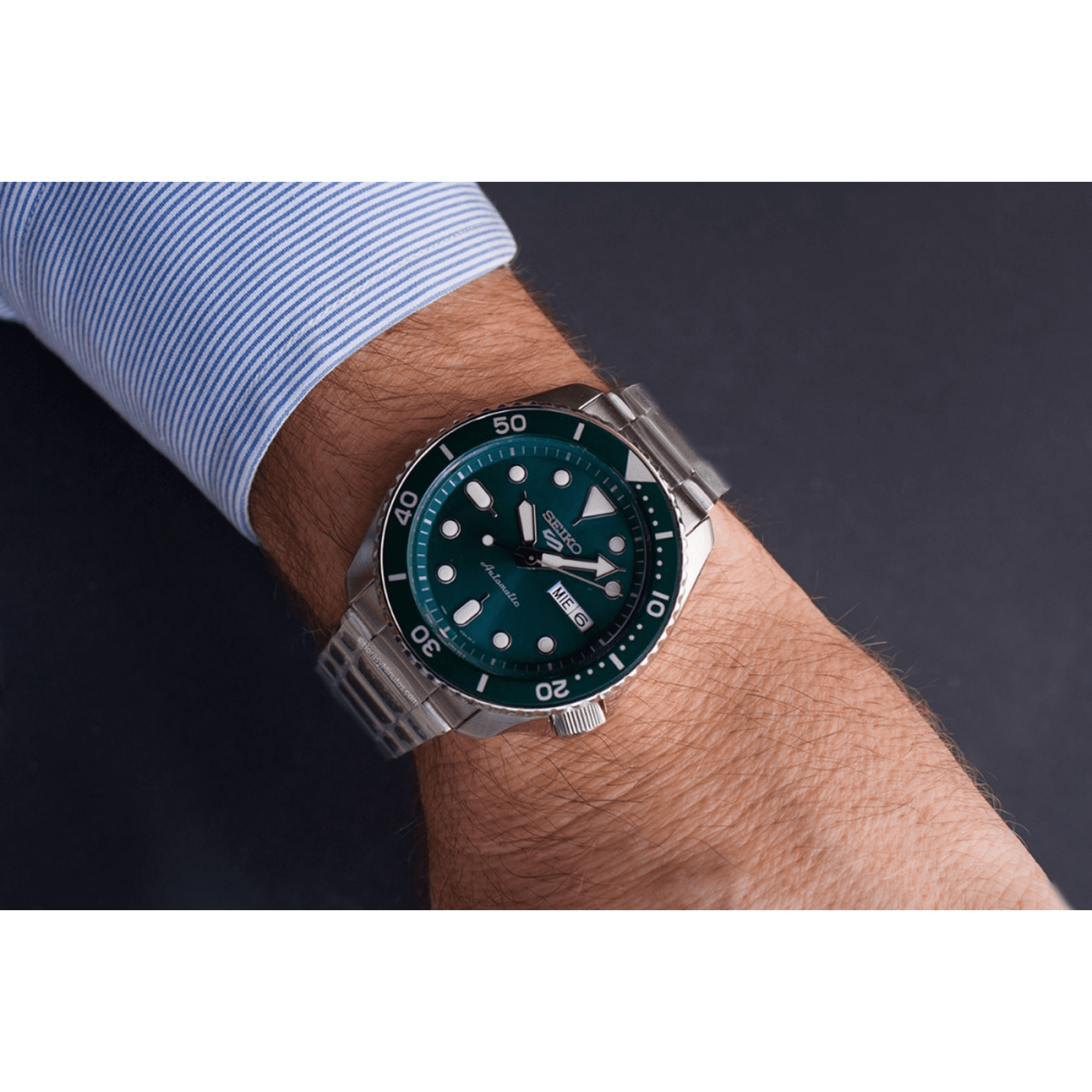 Seiko 5 Sports Automatic Green Dial Men s Watch SRPD61K1 Walmart