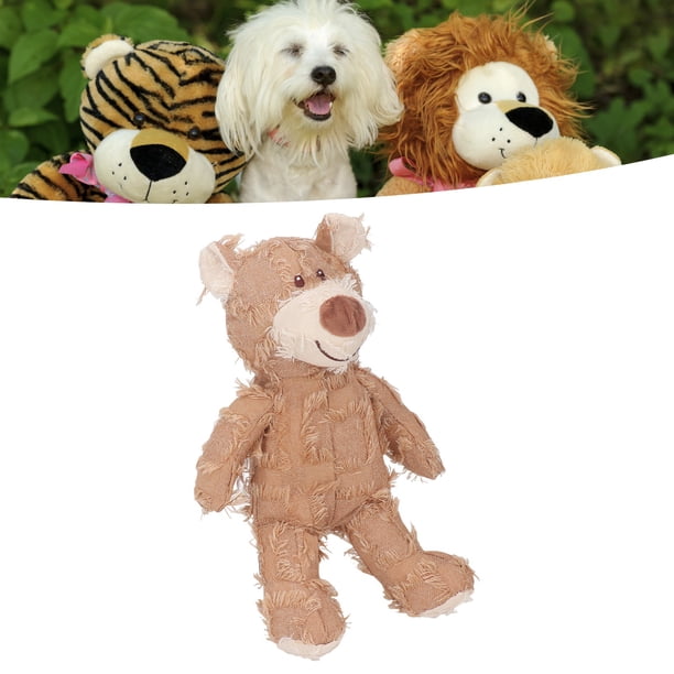 Juguete De Peluche Para Perros Con Diseño De Sonido Para La Dentición, Oso Indestructible Resistente A Las Mordeduras Para Razas Grandes