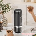 thumbnail image 4 of Xirurus 3-in-1 Portable Electric Espresso Machine 20 Bar Cordless Coffee Maker 80ml Cup Built-in 2000mAh Battery Compatible with DG NES Capsules and Ground Coffee for Travel Camping Black, 4 of 9