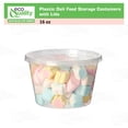 thumbnail image 3 of [450 Count] 16oz Plastic Deli Food Storage Containers with Lids - Round Containers Perfect for Food Storage, Portion Control, Meal Prep, Organization, Liquids, Travel, Home, 3 of 7