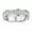 Moissanite - Silver, variant on SFTING Men Wedding Band 925 Sterling Silver Rings for Men White Plated Round 5A Zirconia Size 9