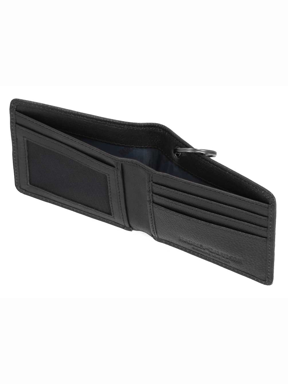 Harley-Davidson Men's Embossed Eagle Billfold Chain RFID Wallet, Black, Harley Davidson