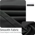 thumbnail image 5 of Curtainking Curtains 40x84 inch Solid Grommet Curtains Bedroom Curtains for Living Room, Black, 2 Pcs, 5 of 7