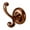 Rust Bronze, variant on Alno A8299-DKBRZ Sierra Robe Hook Dark Bronze