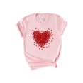 thumbnail image 2 of Valentines Day T-Shirt, Love Heart Print T-Shirt, Cute Red Heart T-Shirt, Valentines Day Gifts, Unisex T-Shirt, 2 of 7