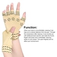 thumbnail image 2 of 1 Paire de Gants Demi-Doigts Gants de Compression Élastiques Antidérapants Gants d'Arthrite, 2 of 10