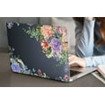 thumbnail image 5 of KSK KAISHEK for MacBook Air 13 inchs Case 2018 - 2022 Rel. Model A1932/A2179/A2337 m1, Plastic Protective Case Hard Cover + Black Keyboard Cover, Flowers 85_2, 5 of 5
