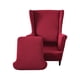 thumbnail image 1 of Funda de sofá Bearachild respaldo de ala LICRA alta elasticidad decoración del hogar Vino rojo, 1 of 6