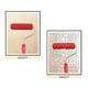 thumbnail image 5 of Set 2pcs 7 "en Relieve Pintura Rodillo Herramienta de Pared de Bricoje Decoración 2 # SM SunniMix Patrón de rodillo de pintura, 5 of 5