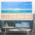 thumbnail image 1 of Cloudy Horizon Over Beach - Seashore Photo Canvas Print, 1 of 3