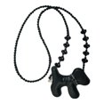 thumbnail image 1 of SGACAI Bolso bandolera con clip para el cuello y diseño de perro negro de cuero de marca de moda Niche, 1 of 1