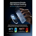 thumbnail image 3 of Anker Prime MagSafe Car Mount Charger, Qi2 25W Certified Wireless Car Charger with TEC Cooling, Strong Magnets, Air Vent Mount Compatible for iPhone 17-12 Series, 3 of 7