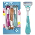 thumbnail image 1 of Rastrillo para Mujer Gillette Venus Tropical con 3 Hojas para Depilar 6 pzas, 1 of 5