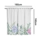 thumbnail image 5 of Cortinas de baño Antimoho, antibacteriano, lavable Cortina de baño Tela de poliéster con 12 anillos de cortina de baño Xemadio 2034894-3, 5 of 9