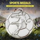 thumbnail image 2 of Medallas de premio ganador Medallas de juegos de competición de fútbol ​​decoración de medallas de juegos universales regalo de recuerdo Barbie Nuevos Originales, 2 of 9