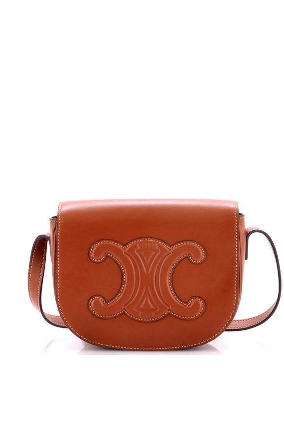 Pre-Owned Cuir Triomphe Folco Bag Leather By Rebag