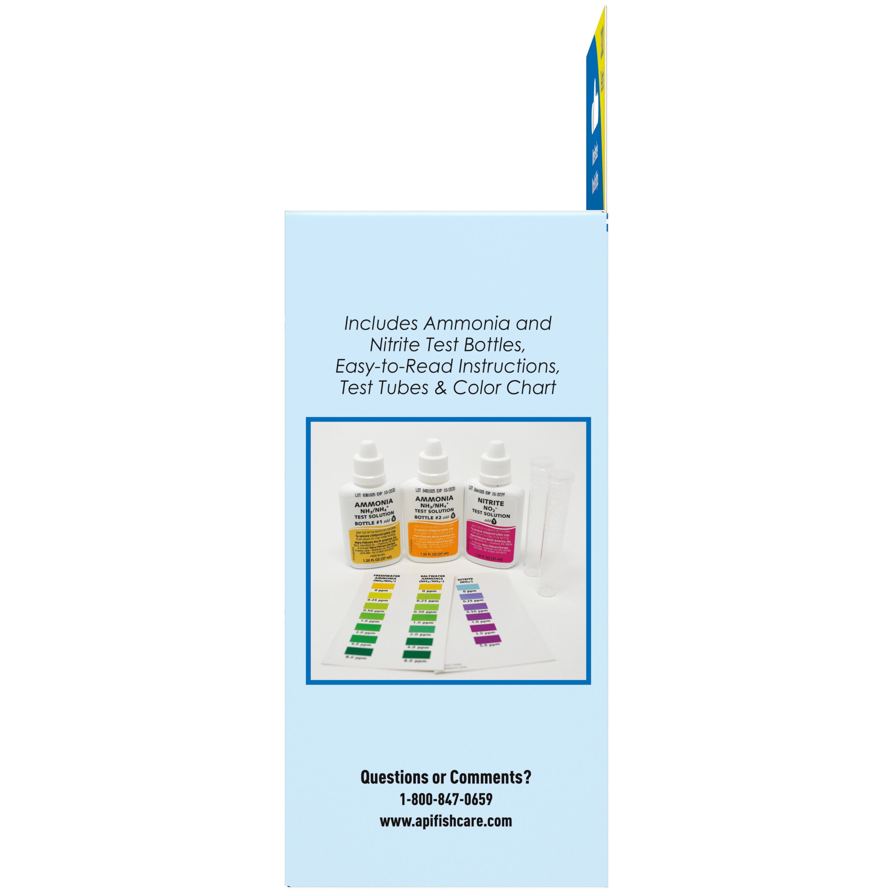 API Aquarium Water Check-Up Test Kit, 300 Tests - Accurately Test for Ammonia & Nitrite in Freshwater & Saltwater Aquariums