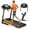 Black+Orange, variant on Foldable Treadmill with Incline, Folding Treadmill for Home Electric Treadmill Workout Running Machine, Handrail Controls Speed, Pulse Monitor,APP