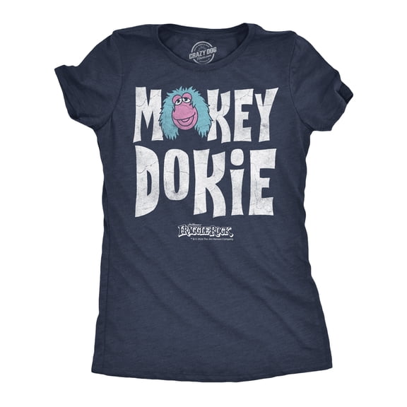 Womens Funny T Shirts Mokey Dokie Jim Henson's Fraggle Rock Tee For Ladies Womens Graphic Tees