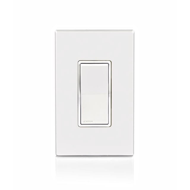 Interruptor electrónico Leviton W5601-W de 15 amperios resistente a la intemperie