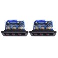 thumbnail image 1 of 2X Placa Amplificadora de Potencia Digital de 2,1 Canales 2X25W + 50W Bluetooth 5,0 Subwoofer Clase D Placa Amplificadora de Audio CC 12-20V, 1 of 5