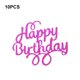 thumbnail image 5 of Inteprter 10 piezas de adornos para cupcakes, decoración para Baby Shower, inserto de papel, accesorios para tarjetas, letrero feliz, decoración de Decoración del hogar Rosa roja Inteprter HA062285-03B, 5 of 6