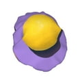 thumbnail image 2 of Balery Yellow Lemon And Orange Shower Caps, Double Layer Waterproof Shower Cap, Double Layers Reusable Shower Cap With Soft Comfortable For Long Thick Hair Soft Bath Shower Hair Caps, 2 of 9