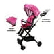 thumbnail image 3 of Carriola para Bebé de Viaje The Baby Shop  con Asiento Giratorio 360, Plegable, Reclinable Rosa, 3 of 7