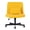 Handle + Adjustable Height + Metal + Yellow + Sponge + Square + Classic + Memory Foam + Linen, variant on Light Pink Velvet Criss Cross Armless Office Chair with Wheels - Versatile Home Office Chair for Meditation & Makeup, Adjustable Height
