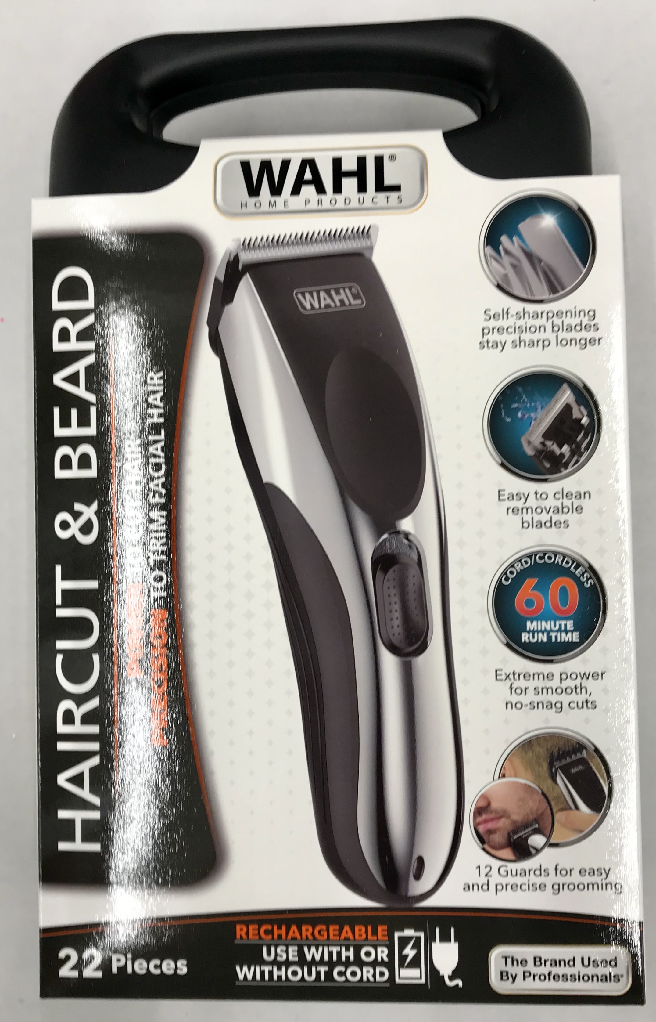 Wahl Haircut Beard Cord Cordless Clipper With Worldwide