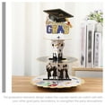thumbnail image 3 of 1 Set 3 Tier Pastry Stand Graduation Cupcake Stand Multipurpose Dessert Plate Display Stand for Party, 3 of 6