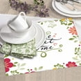 thumbnail image 5 of Uemuo Home Sweet Home Floral Pattern Dish Drying Mat,16*18 inch Absorbent Dish Drainer Kitchen Counter,Large Size Dish Drying Pad for Countertops,Sinks,Draining Racks, 5 of 6