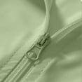 thumbnail image 5 of Spazoro Toddler Girls UPF 50+ Sun Protection Jacket, Lightweight Cute Hooded Zip Up Breathable Quick Dry Fashion Clothes for Outdoor Green Size 5-6, 5 of 6