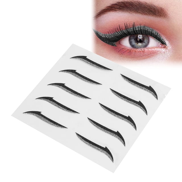 Tira De Delineador De Ojos, Pegatina De Línea De Ojos, Impermeable, Reutilizable, Colorida Para Fiestas De Baile Para Bodas