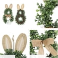 thumbnail image 7 of Garlands For Decoration Easter Bunny Wreath For Front Door - Decorative Easter Rabbits Door Hanging Easter Decorations, 7 of 7