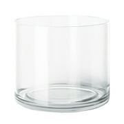 Circle Glasswear Clear Glass Cylinder Vase 5.94 x 4.75
