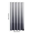 thumbnail image 3 of Waterproof Gradient Polyester Shower Curtain with Stainless Steel Eyelets – 70x70in Bathroom Curtain for Humidity Control and Easy Care, 3 of 7