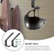 thumbnail image 3 of FOMIYES 1Jgo Colgador De Pared Para Y Ropa Negro Con Ahorrador De Espacio Para El Hogar, 3 of 8