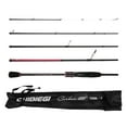 thumbnail image 7 of NFTIGB 5 Sections Fishing Pole Ultralight Spinning Travel Rod Carbon Fiber with Storage Bag, Medium Light Power, Moderate Fast Action, Portable Gear for Freshwater and Saltwater Fishing, 7ft / 2.13m, 7 of 7