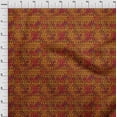 thumbnail image 3 of oneOone Polyester Lycra Maroon Fabric Batik Quilting Supplies Print Sewing Fabric By The Yard 56 Inch Wide, 3 of 4