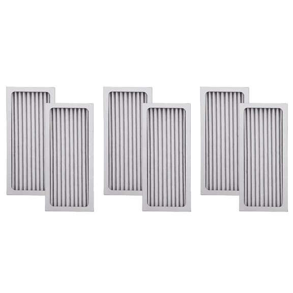 6-Pack Replacement HEPA Filters Compatible with TrueAir Compact Pet 04383 04384 04385 04386 , 990051000,6 x Replacement HEPA Filters,White