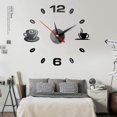 thumbnail image 4 of Reloj de pared 3D DIY, 2 piezas de reloj de pared grande DIY, reloj de pared grande sin marco, pegatina de espejo 3D, péndulo silencioso de metal, reloj de pared moderno de metal, decoración de sala de estar Vhermosa WLJ-3600, 4 of 5