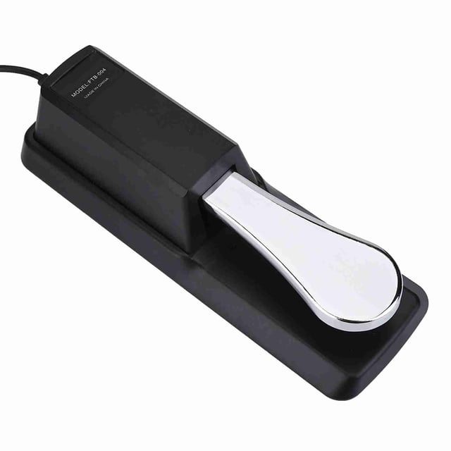 Pedal De Mantenimiento Del Teclado Flanger, Diseño De Estilo Clásico, Fondo De Goma Deslizante Para Muchos Teclados Electrónicos Con Elementos Electrónicos De Metal Para